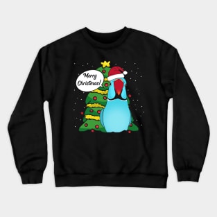 Merry christmas - blue alexandrine Crewneck Sweatshirt